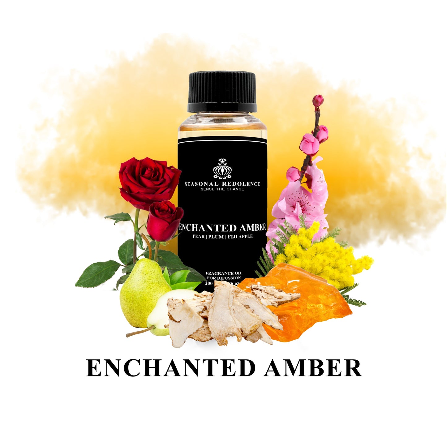 Enchanted Amber Luxury Fragrance Diffuser Oil