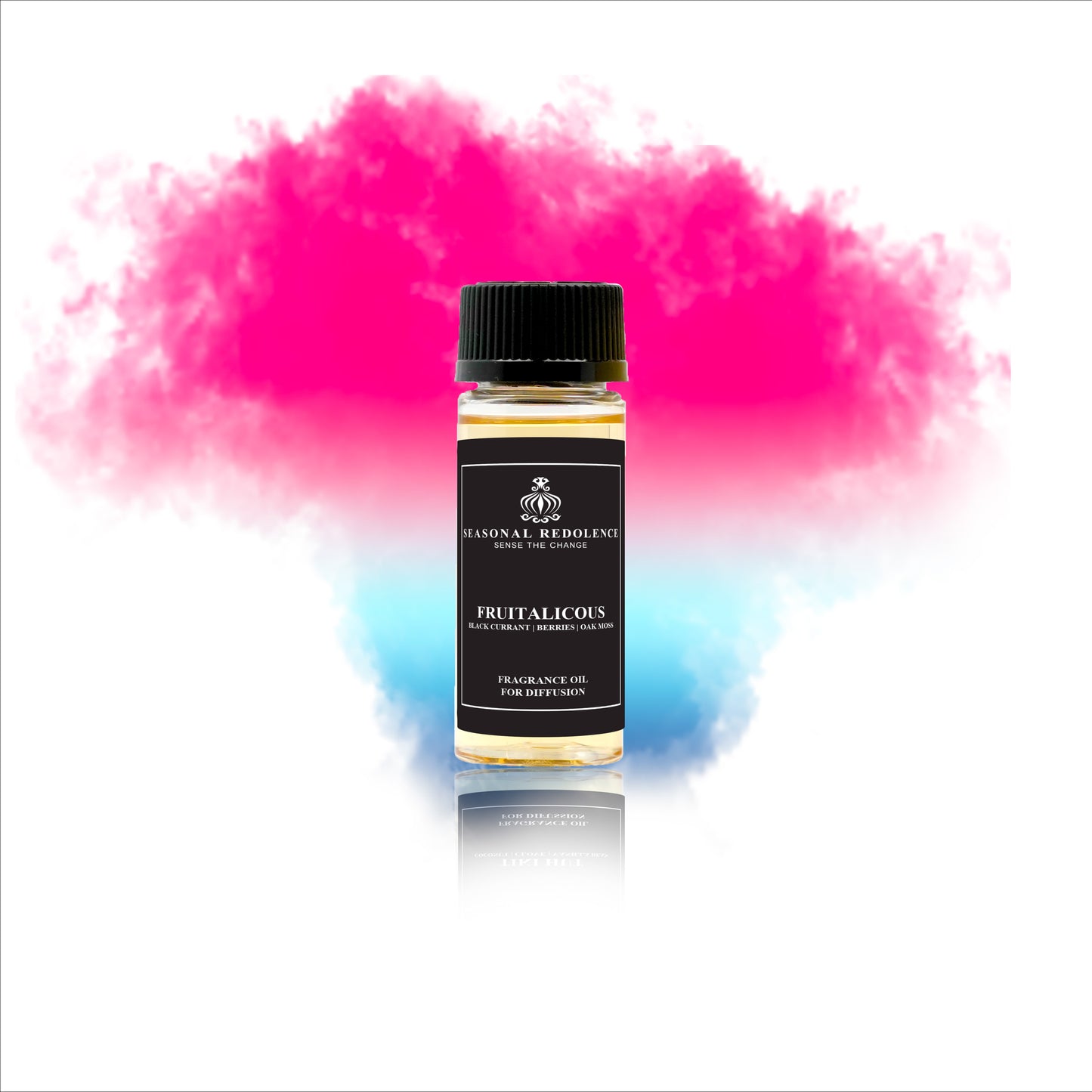 Fruitalicious opens with vibrant black currant and fresh green leaves, offering a crisp and lively introduction. The heart reveals a rich blend of ripe berries and delicate Bulgarian roses, adding depth and floral elegance. Anchored by a base of oak moss and musk, this fragrance delivers a sophisticated balance of fruity brightness and earthy warmth, perfect for a refined and captivating presence.