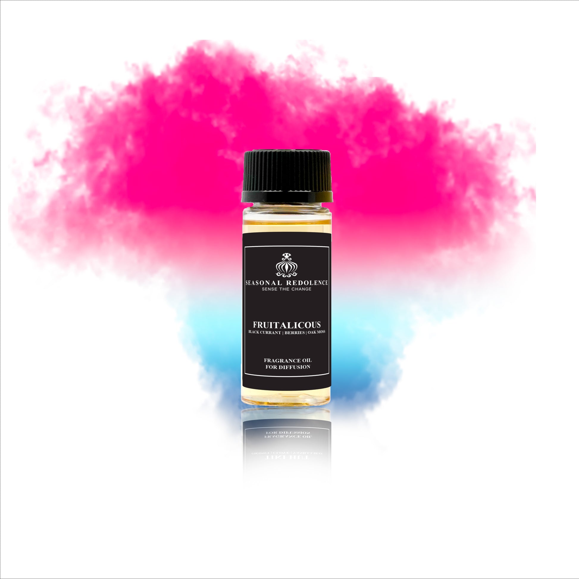 Fruitalicious opens with vibrant black currant and fresh green leaves, offering a crisp and lively introduction. The heart reveals a rich blend of ripe berries and delicate Bulgarian roses, adding depth and floral elegance. Anchored by a base of oak moss and musk, this fragrance delivers a sophisticated balance of fruity brightness and earthy warmth, perfect for a refined and captivating presence.