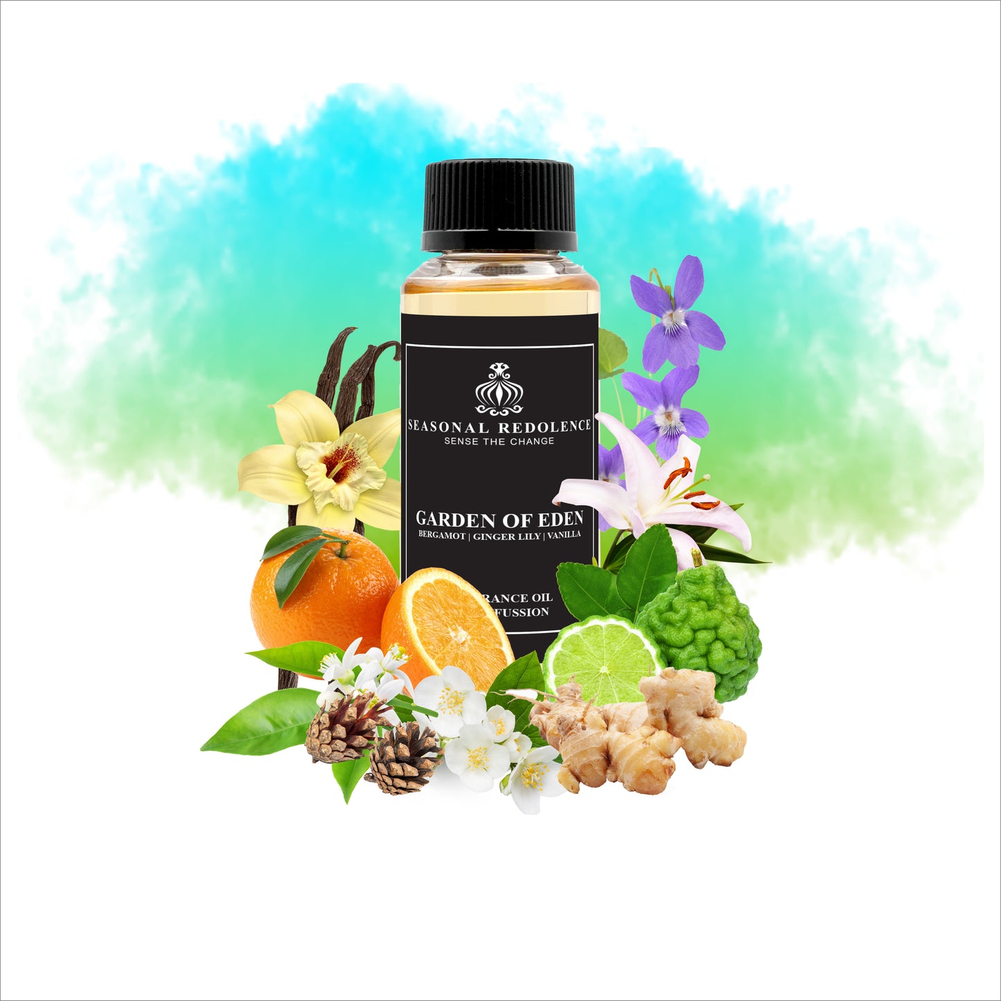 Garden of Eden Luxury Home Oil Diffuser Scent Refill-Inspired by The Langham Hotel