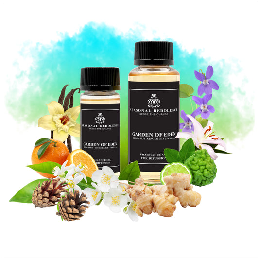 Garden of Eden Luxury Home Oil Diffuser Scent Refill-Inspired by The Langham Hotel