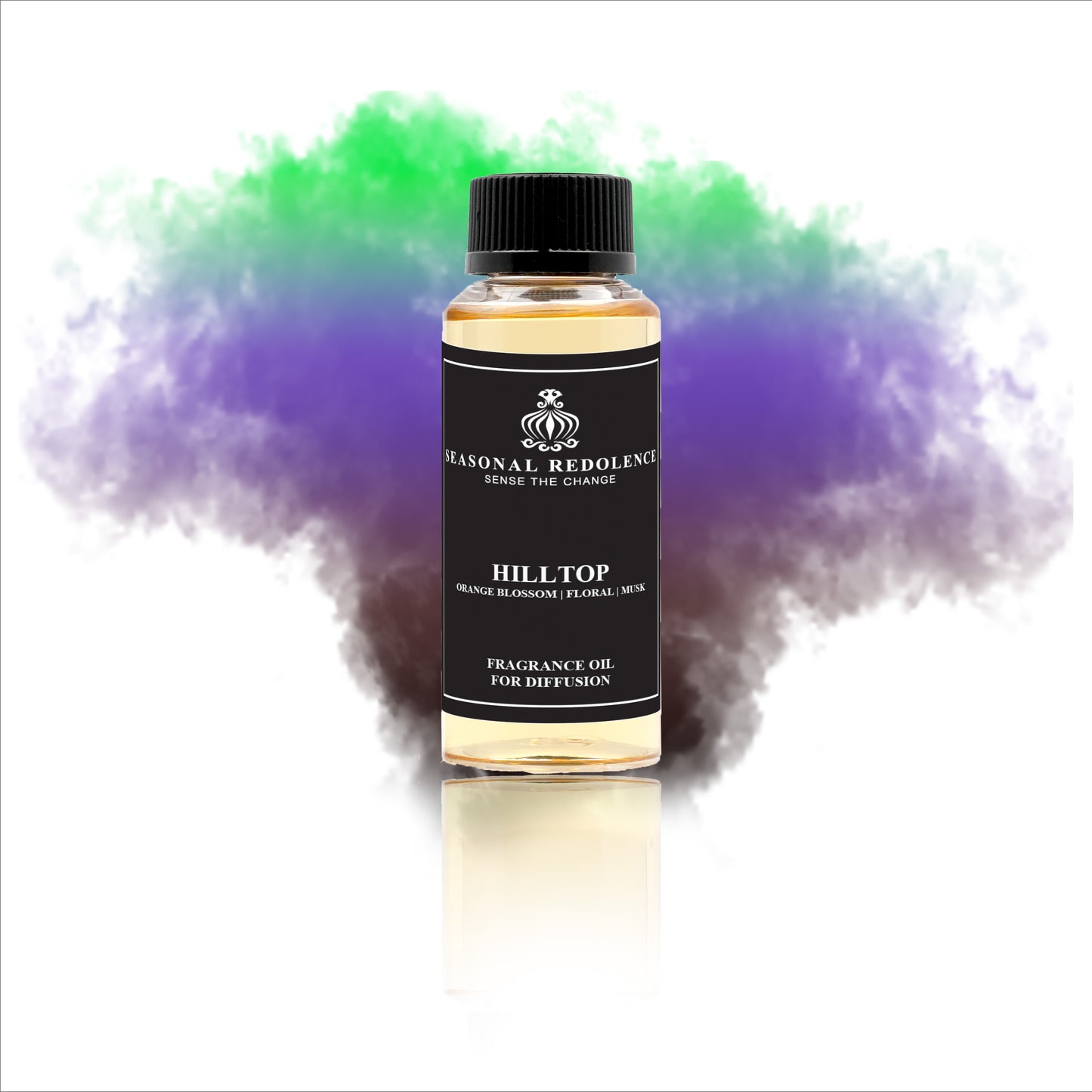 Hilltop opens with the fresh brightness of orange blossom and pine, creating an uplifting and natural introduction. Its heart blends elegant floral notes with soothing lavender, adding a refined and calming character. The fragrance settles into a warm base of musk and cedar wood, delivering a sophisticated and enduring finish that embodies understated elegance.