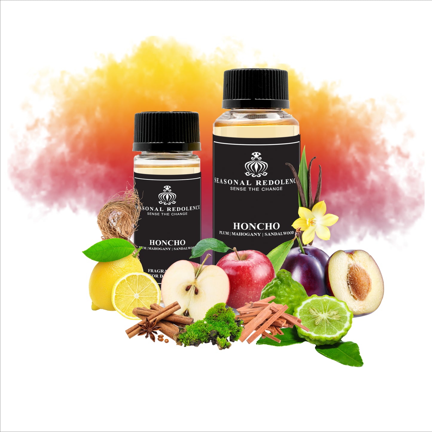 Honcho opens with a vibrant blend of plum, oak moss, apple, lemon, bergamot, and ragwort, creating a fresh and invigorating introduction. Its heart features warm notes of mahogany, carnation, and cinnamon, adding rich depth and complexity. The fragrance settles into a sophisticated base of sandalwood, olive tree, vanilla, vetiver grass, and pine tree, delivering a balanced and lasting finish that exudes refined strength.