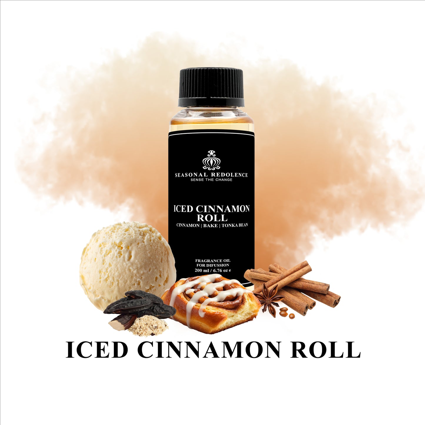 Iced Cinnamon Roll Luxury Fragrance Diffuser Oil