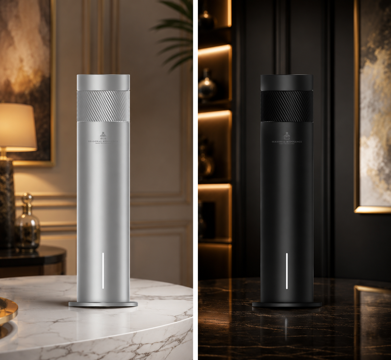 Wireless App and Remote Cylinder Luxury Diffuser