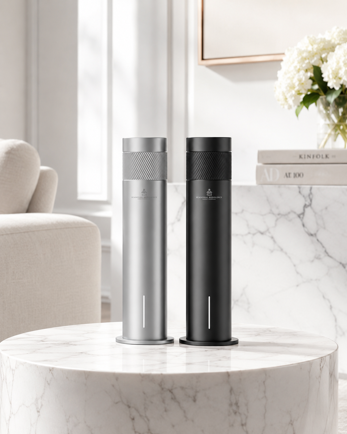 Wireless App and Remote Cylinder Luxury Diffuser