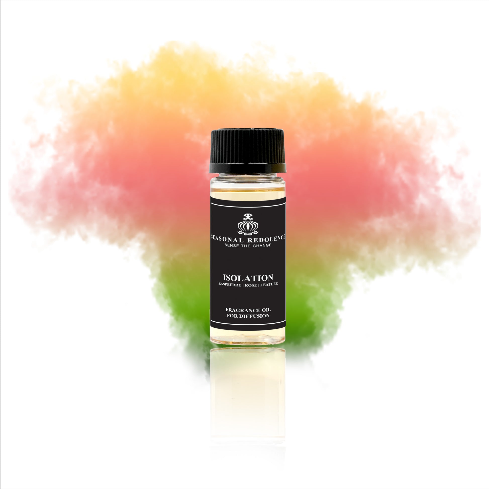 Isolation opens with a rich blend of raspberry, sandalwood, rose, and saffron, creating a bold and luxurious introduction. At its heart, rose, sandalwood, incense, and resin intertwine to reveal a deep and captivating complexity. The fragrance settles into a powerful base of leather, sandalwood, frankincense resin, and musk, delivering a sophisticated and enduring finish that exudes confidence and elegance.