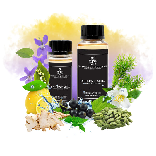 Opulent Aura Luxury Home Oil Diffuser Scent Refill-Inspired by Ritz-Carlton