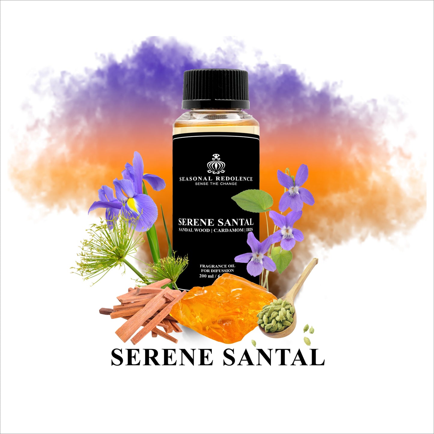 Serene Santal Luxury Fragrance Diffuser Oil